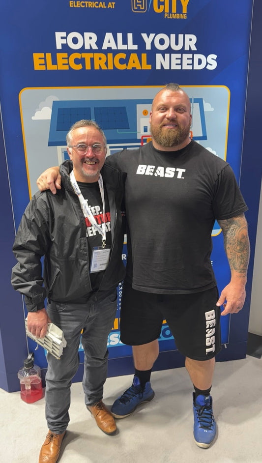 Meeting Eddie "The Beast" Hall at the Installer Show 2025 – A Day to Remember!